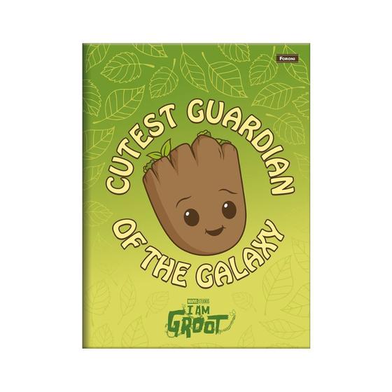 Imagem de Caderno Brochurão Groot Marvel Foroni Cutest Guardian