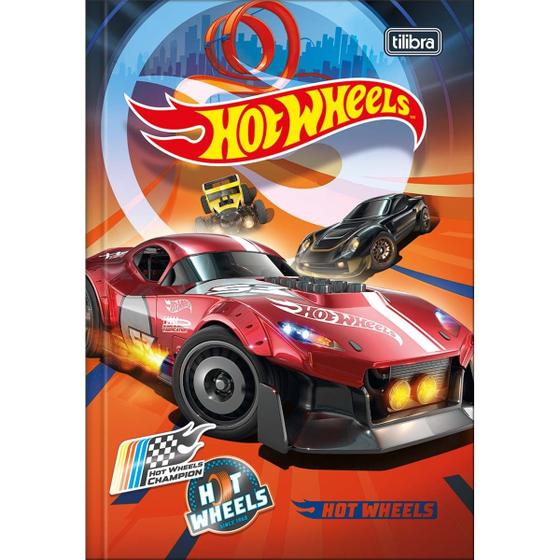 Imagem de Caderno Brochurão Hot Wheels 80 folhas