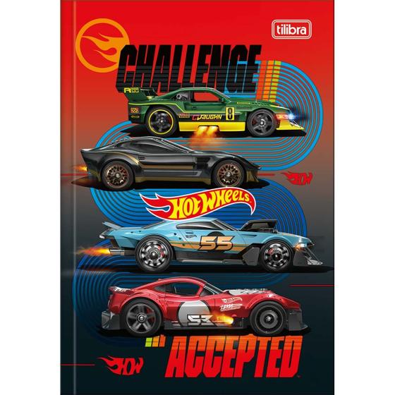 Imagem de Caderno Brochurão Hot Wheels 80 folhas