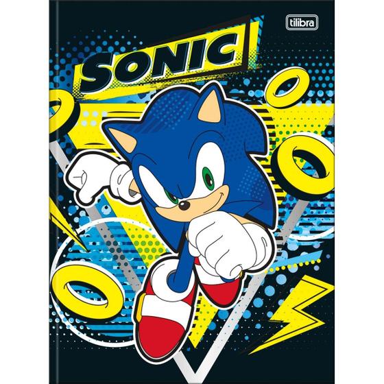 Imagem de Caderno Brochurão Sonic 80 folhas