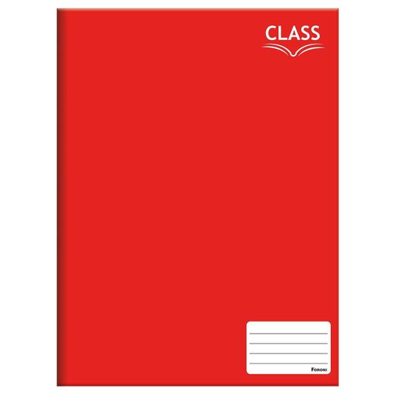 Imagem de Caderno Brochurinha Laranja Pequeno Class 1/4 96fls - Foroni