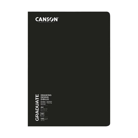 Imagem de Caderno Canson Artbook Graduate Esboço A4 140g 20fls