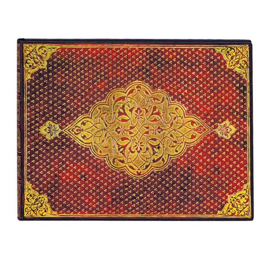 Imagem de Caderno Capa Dura com Pauta Paperblanks Golden Trefoil Midi 23 X 18 Cm - Pb6374-2