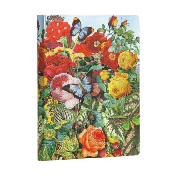 Imagem de Caderno Capa Dura Pautado Paperblanks Butterfly Garden Midi 18 x 13 cm  PB5449-8