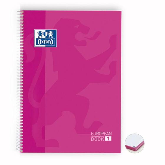 Imagem de Caderno capa dura univ 1x1 80 folhas 90g Rosa Oxford