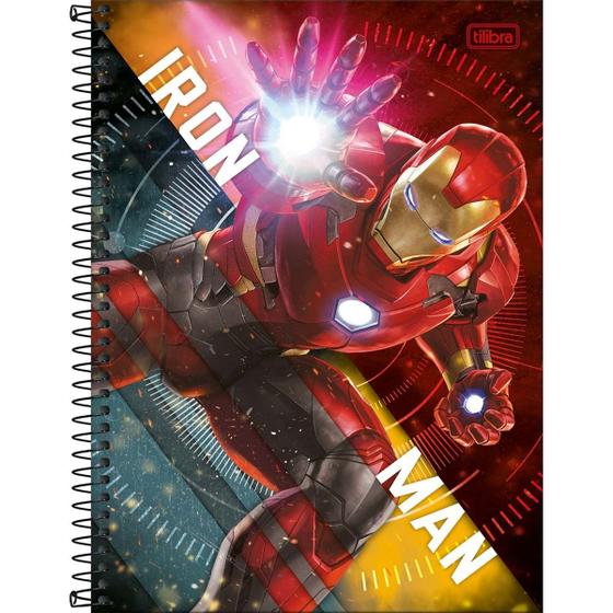 Imagem de Caderno Capa Dura Univ Connect 1M Avengers 80F TILIBRA