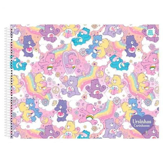 Imagem de Caderno Cartog 60Fls Ursinhos Carinhosos Capa 10 - Animativa