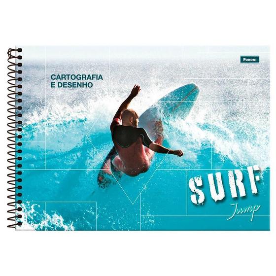 Imagem de Caderno Cartografia E Desenho Esp 96Fls Jump Surf Foroni