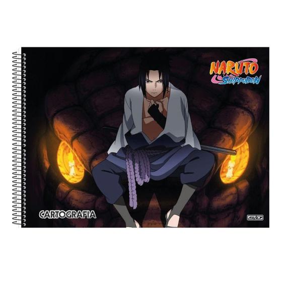 Imagem de Caderno cartografia Naruto Kakashi 60 folhas