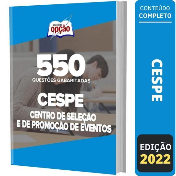 Imagem de Caderno Cespe - Questões Gabaritadas