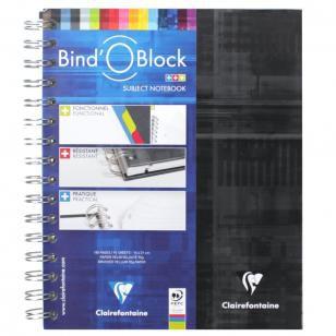 Imagem de Caderno Clairefontaine Bind'O Block Quadriculado A5+ Preto