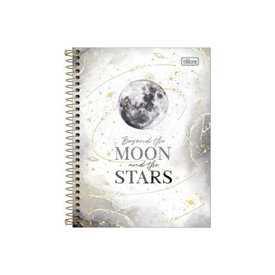 Imagem de Caderno Colegial 1 Matéria 80 Folhas Magic Tilibra Moon Star