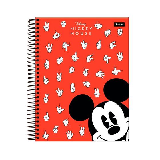 Imagem de Caderno Colegial 10x1 160 Fls C.D. Foroni - Mickey Libras 2