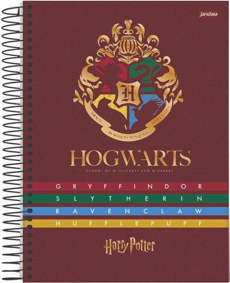 Imagem de Caderno Colegial C/D 10 Materias Harry Potter Jandaia