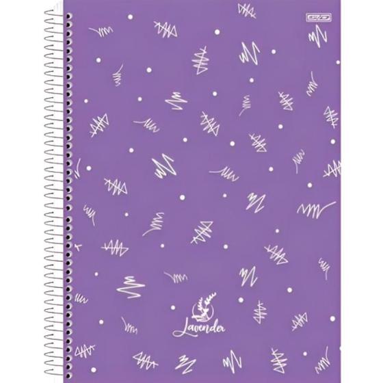 Imagem de Caderno Colegial CD Espiral 160fls Lavender SD