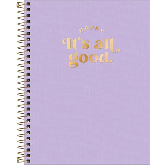 Imagem de Caderno Colegial Happy It's All Good - 80 Folhas - Tilibra