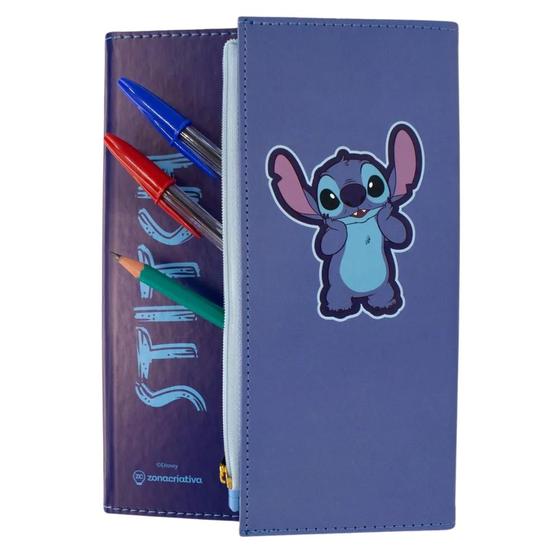 Imagem de Caderno com Estojo STITCH DISNEY - Zona Criativa