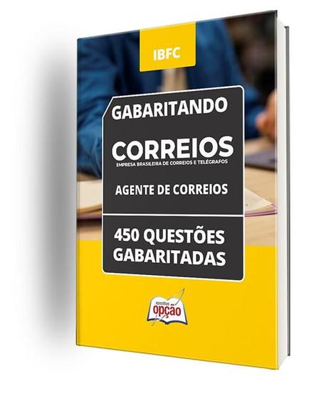 Imagem de Caderno CORREIOS - Agente de Correios - 450 Questões Gabaritadas