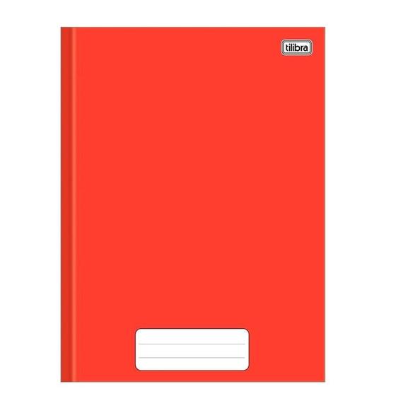 Caderno Costurado Tilibra Universitário Capa Dura Pepper Vermelho 80 Folhas Embalagem com 5 Unidades Imagem de Caderno Costurado Tilibra Universitário Capa Dura Pepper Vermelho 80 Folhas Embalagem com 5 Unidades