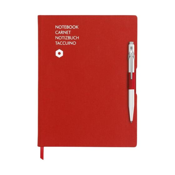 Imagem de Caderno de Anotações A5 Caran D'ache 96 Folhas 100g Vermelho