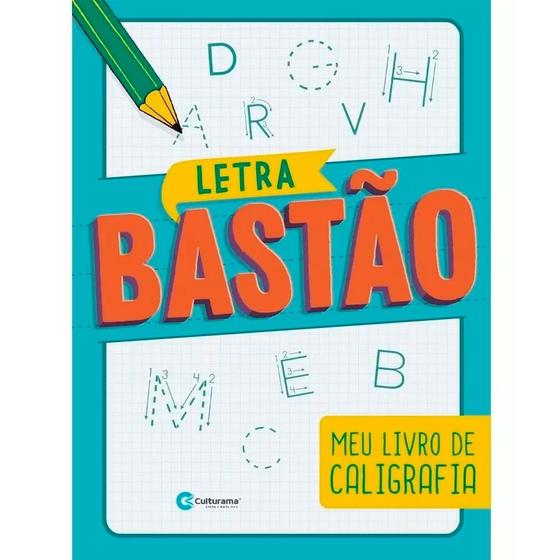 Imagem de Caderno de Caligrafia - Letra Bastão - 1 unidade - Culturama - Rizzo