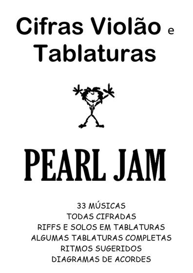 Imagem de Caderno de Cifras e Tablaturas Pearl Jam