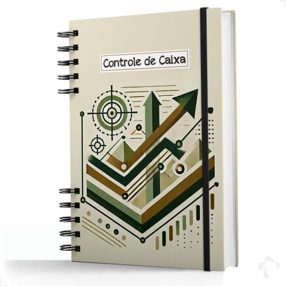 Imagem de Caderno De Controle De Caixa Capa Dura Diário Target