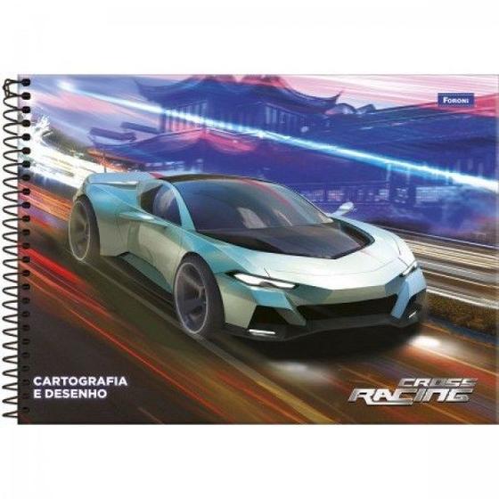 Imagem de Caderno de Desenho CD 80fls Cross Racing - Foroni 2023 PCT C/5