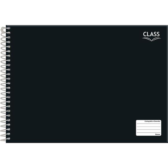 Imagem de Caderno de desenho Foroni class cores espiral 80 folhas