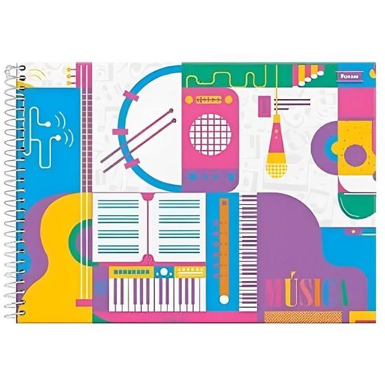 Imagem de Caderno de Música 96 Folhas - Foroni