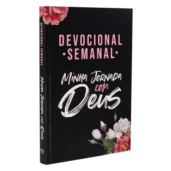 Imagem de Caderno de Oração - Devocional Semanal Minha Jornada com Deus  Flores Cruz