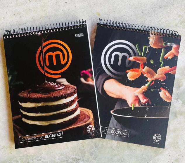 Imagem de Caderno de receitas espiral superior - masterchef