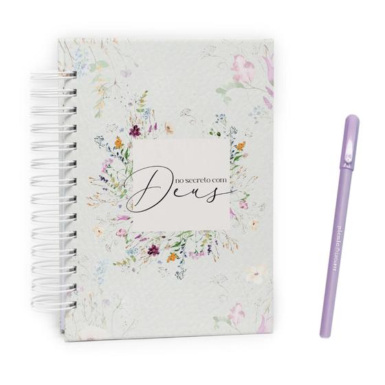 Imagem de Caderno Devocional No Secreto Com Deus - Capa Dura Premium