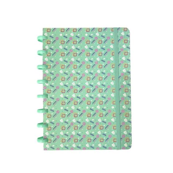 Imagem de Caderno Disco Pequeno Com Elástico Teens SkyPaper