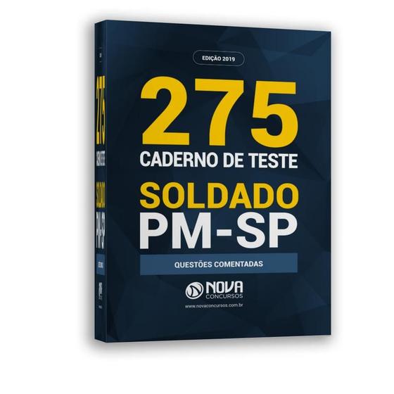 Imagem de Caderno e PmSp 2019 Provas 2017 E 2018 Comentadas