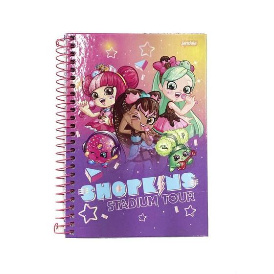 Imagem de Caderno Esp 1/4 96Fls Shopkins 62487-20 - Jandaia