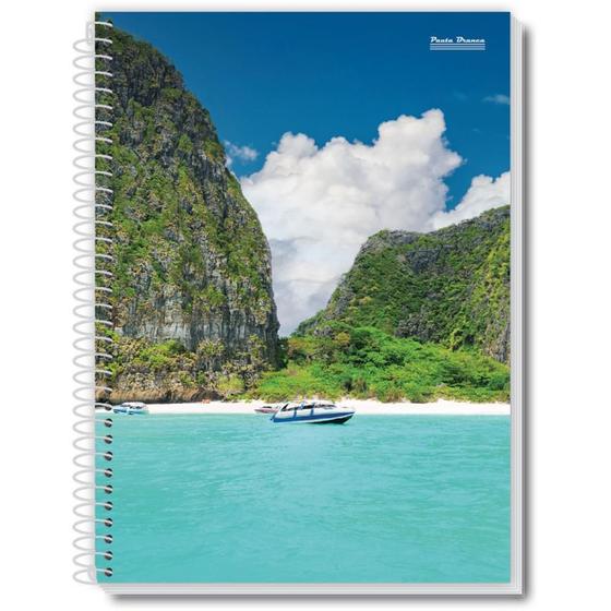 Imagem de Caderno Espiral 1/4 Capa Dura NEW 200FLS.