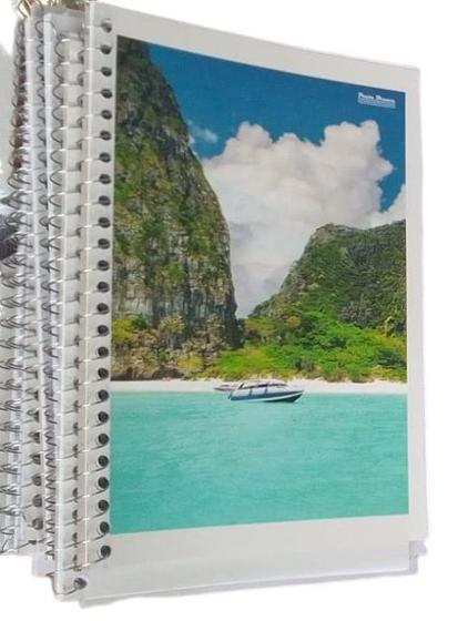 Imagem de Caderno Espiral 1/8 Capa Dura com 80 Folhas- Pacote 5un