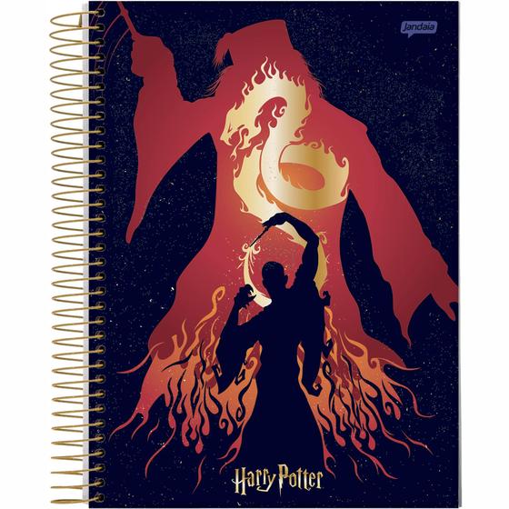 Imagem de Caderno Espiral Capa Dura 200F Harry Potter CP18 Jandaia