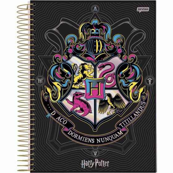 Imagem de Caderno Espiral Capa Dura 200F Harry Potter CP21 Jandaia