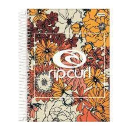 Imagem de Caderno Espiral Capa Dura 80F Rip Curl Fem CP01 Jandaia