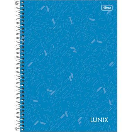 Imagem de Caderno Espiral Capa Dura Colegial 10 Matérias Lunix 160 Folhas Tilibra