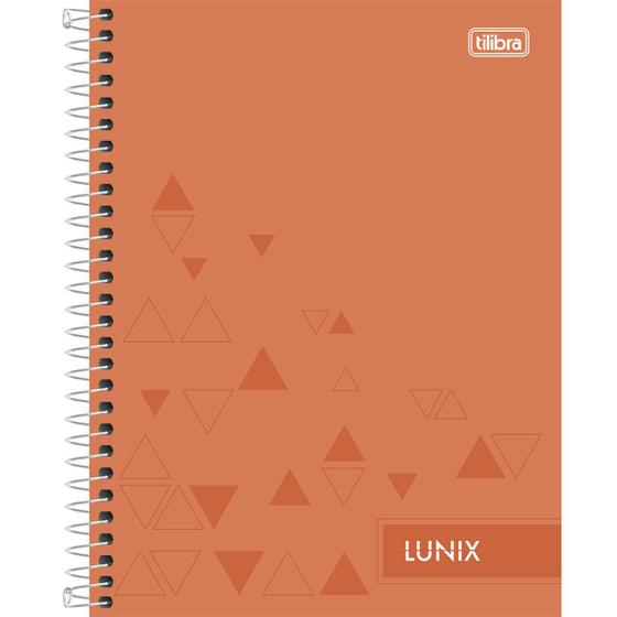 Caderno espiral capa dura colegial 10 matérias lunix 160 folhas Menor preço em Caderno espiral capa dura colegial 10 matérias lunix 160 folhas