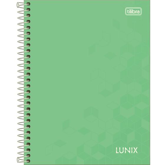 Imagem de Caderno Espiral Capa Dura Colegial 80 Folhas Lunix Tilibra