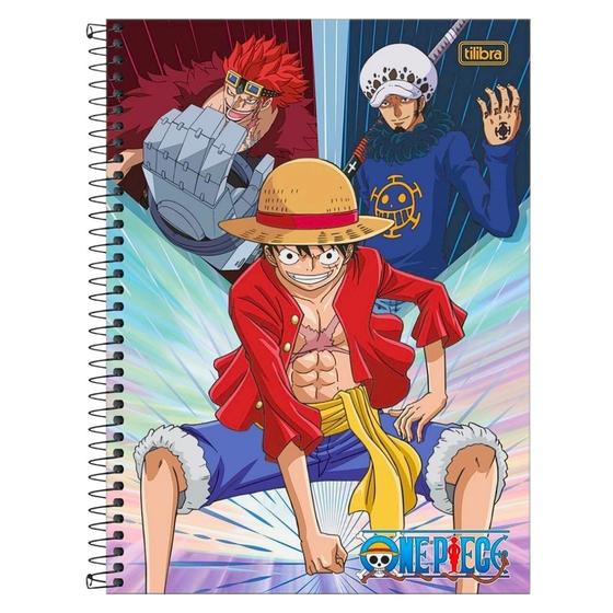 Imagem de Caderno Espiral Capa Dura One Piece 80 Folhas - Tilibra