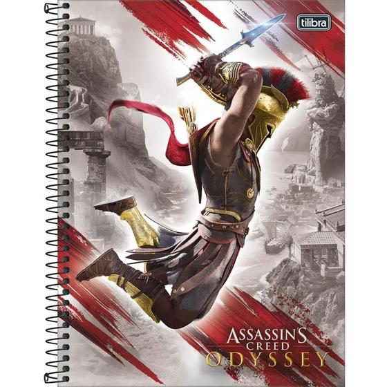 Caderno Espiral Capa Dura Univ. 1m Assassin's Creed 80f 30797-1 Menor preço em Caderno Espiral Capa Dura Univ. 1m Assassin's Creed 80f 30797-1