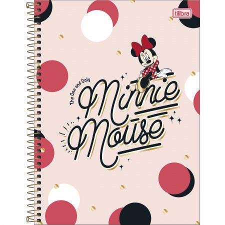 Imagem de Caderno Espiral Capa Dura Univ. Minnie 1 Mat. 80 fls - Tilibra