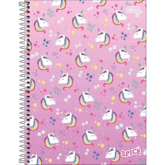 Imagem de Caderno Espiral Grande Universitario Spice 20 Matérias Feminino/Masculino 320 Folhas Capa Dura Tilibra