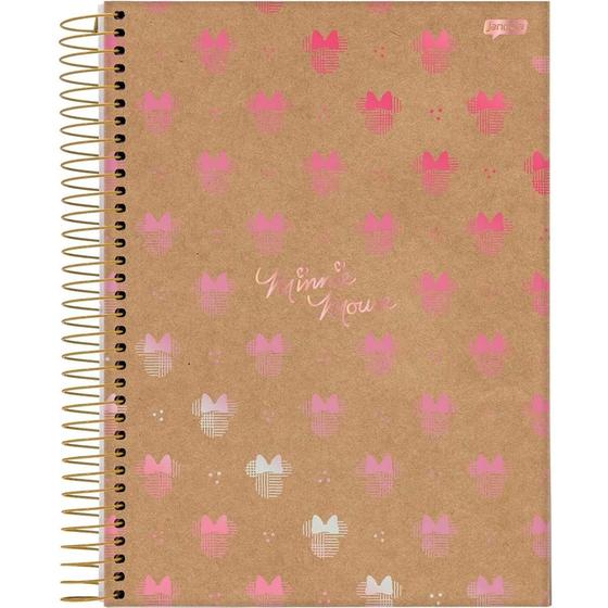 Imagem de Caderno Espiral Mickey Mouse - Minnie - 160 Folhas - Jandaia