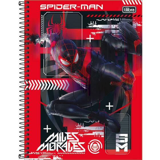Imagem de Caderno Espiral Spider Man Capa Dura 1 Matéria 80 Folhas